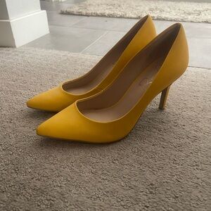 Jessica Simpson Yellow Stiletto Heels